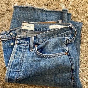 Denim Forum ‘The Farrah’ high rise